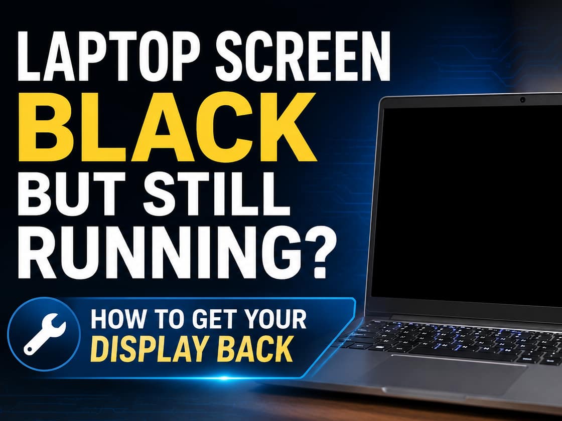 Laptop Screen Black But Still Running? How To Get Your Display Back